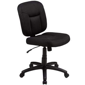 AmazonBasics Low-Back Computer Task Office Desk Chair