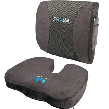 SOFTaCARE Seat Cushion Coccyx Orthopedic Lumbar Support Pillow